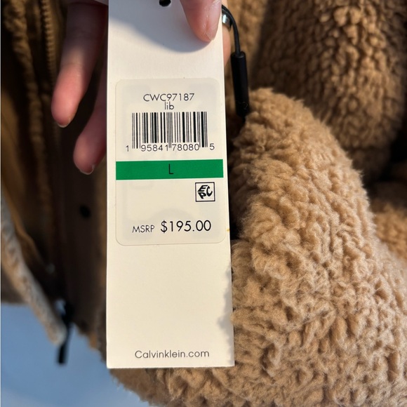 Calvin Klein Teddy Jacket - Picture 3 of 5